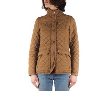 Joules Quilted Brown Utility Jacket size 4